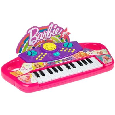 Piano Eléctrico Barbie - Instrumento Musical para Niños Piano Eléctrico Barbie - Instrumento Musical para Niños