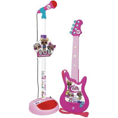 L.O.L. Surprise! Baby Guitare Microphone Rose - Jouet Musical - Publicité L.O.L. Surprise! Baby Guitare Microphone Rose - Jouet Musical - Publicité