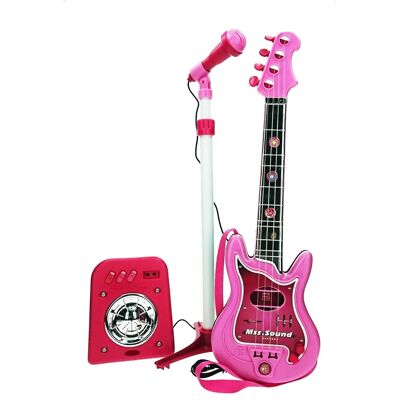 Microfono Chitarra Baby Reig Rosa - Giocattolo Musicale Microfono Chitarra Baby Reig Rosa - Giocattolo Musicale