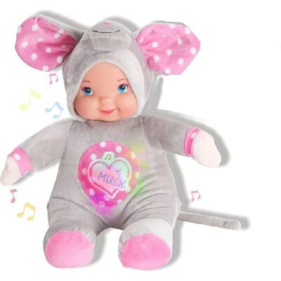 Bambola Reig Elefante - Giocattolo di peluche musicale 35cm Bambola Reig Elefante - Giocattolo di peluche musicale 35cm