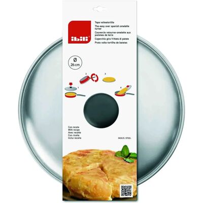 Ibili Silver Lid - Multi-purpose Stainless Steel - Dishwasher Safe - 31x15x35.5cm - Lid Ibili Silver Lid - Multi-purpose Stainless Steel - Dishwasher Safe - 31x15x35.5cm - Lid