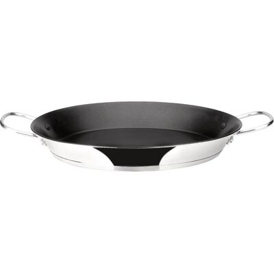 Frigideira de Paella em Aço Inoxidável Bistrot IBILI - Compatível com Indução Frigideira de Paella em Aço Inoxidável Bistrot IBILI - Compatível com Indução