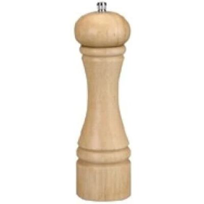 Ibili 15cm Natuurlijk Lichtbruin Houten Pepermolen - Mechanisch Staal - 3 Maten Ibili 15cm Natuurlijk Lichtbruin Houten Pepermolen - Mechanisch Staal - 3 Maten