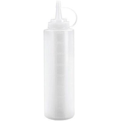 Ibili 773902 - Plastik Saucenflasche 250ml - Weiß - Saucenflasche Ibili 773902 - Plastik Saucenflasche 250ml - Weiß - Saucenflasche