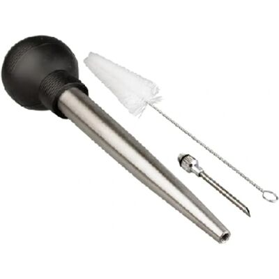 Prensa de molho Ibili 26cm de aço inoxidável e silicone Prensa de molho Ibili 26cm de aço inoxidável e silicone