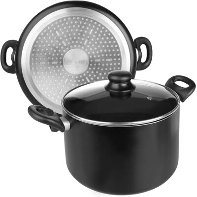 Ibili 24cm induktionskokkärl - Non-stick, Glaslock Ibili 24cm induktionskokkärl - Non-stick, Glaslock