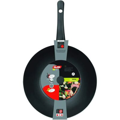 Wok Indubasic Ibili 28cm - Compatible induction, Sans PFOA - Publicité Wok Indubasic Ibili 28cm - Compatible induction, Sans PFOA - Publicité