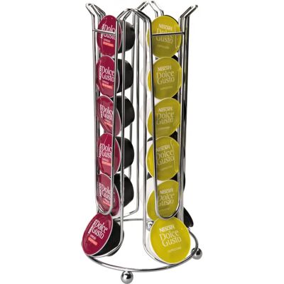 Ibili IB-780100 Distributeur de capsules en acier inoxydable - 24 capsules - Publicité Ibili IB-780100 Distributeur de capsules en acier inoxydable - 24 capsules - Publicité