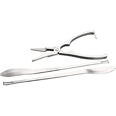 Ibili Seafood Tools Set - Stainless Steel Crab and Lobster Crackers & Scoops Ibili Seafood Tools Set - Stainless Steel Crab and Lobster Crackers & Scoops