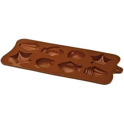 Forma de silicone Ibili para bombons de chocolate mar - Forma Forma de silicone Ibili para bombons de chocolate mar - Forma