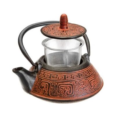 Ibili India 0.8L Gjutjärn Teapot with Filter - Teapot for All Heat Sources Ibili India 0.8L Gjutjärn Teapot with Filter - Teapot for All Heat Sources