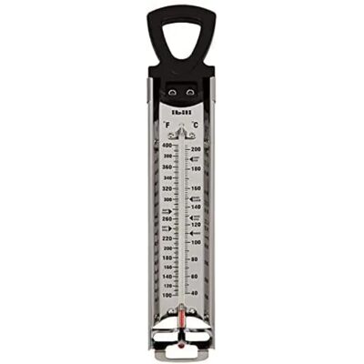 Ibili Edelstahl-Zuckerthermometer - 30cm - Bis 200°C - Quecksilberfrei Ibili Edelstahl-Zuckerthermometer - 30cm - Bis 200°C - Quecksilberfrei