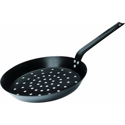 Patelnia żeliwna Moka Ibili - 26 cm - Nieprzywierająca Patelnia żeliwna Moka Ibili - 26 cm - Nieprzywierająca