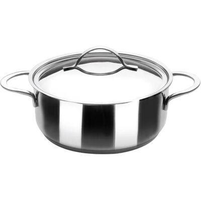 Ibili Noah Stainless Steel Saucepan - 22cm - Durable & Suitable for All Cooktops Ibili Noah Stainless Steel Saucepan - 22cm - Durable & Suitable for All Cooktops