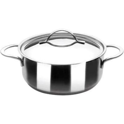 Ibili Noah Casserole en Acier Inoxydable - 26cm - Compatible avec Tous Feux Ibili Noah Casserole en Acier Inoxydable - 26cm - Compatible avec Tous Feux