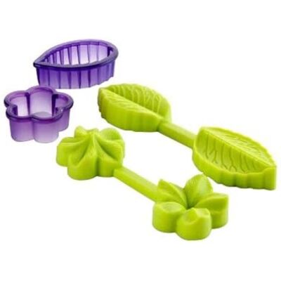 Stampo fiore e foglia 3D Ibili - Silicone, lavabile in lavastoviglie Stampo fiore e foglia 3D Ibili - Silicone, lavabile in lavastoviglie