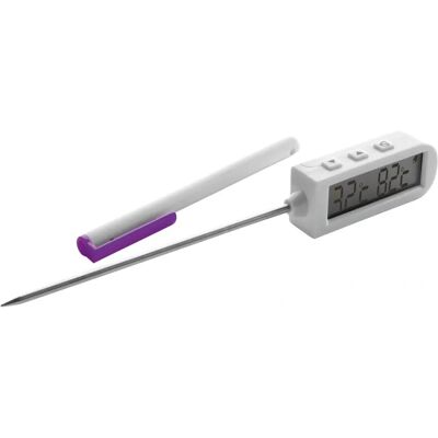 Termometro digitale da cucina Ibili - Bianco - Dimensioni compatte Termometro digitale da cucina Ibili - Bianco - Dimensioni compatte