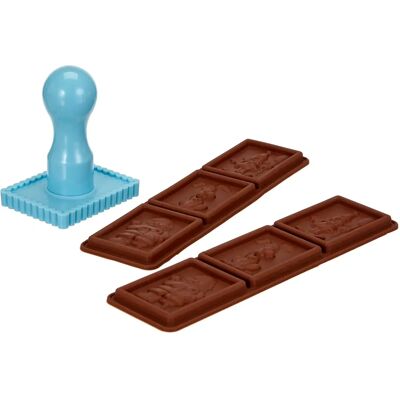 Set de cortador y moldes para galletas cuadrados de Ibili Set de cortador y moldes para galletas cuadrados de Ibili