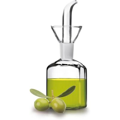Distributeur d'huile en verre carré Ibili - 125ml Distributeur d'huile en verre carré Ibili - 125ml