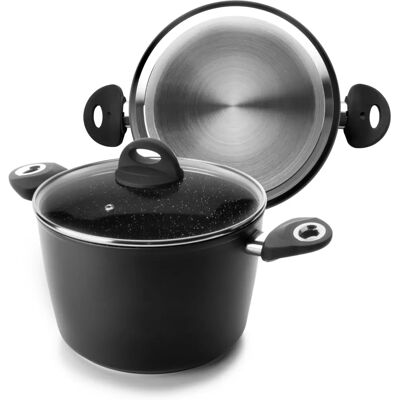 Ibili 24cm Induction Compatible Non-stick Stone Pot - Kitchen Tool Ibili 24cm Induction Compatible Non-stick Stone Pot - Kitchen Tool