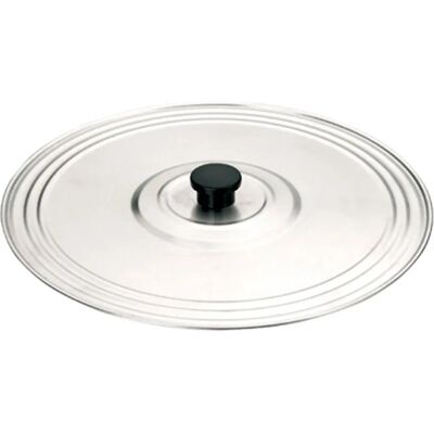 Pá de Aço Inoxidável Ajustável Ibili 30-36cm - Tampa de Panela Pá de Aço Inoxidável Ajustável Ibili 30-36cm - Tampa de Panela