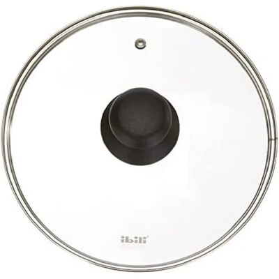 Ibili 22cm Glass Pan Lid - Silver Ibili 22cm Glass Pan Lid - Silver