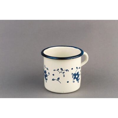 Cocotte en acier émaillé Ibili Sena 8cm - Motif floral - 0,40L - Publicité Cocotte en acier émaillé Ibili Sena 8cm - Motif floral - 0,40L - Publicité