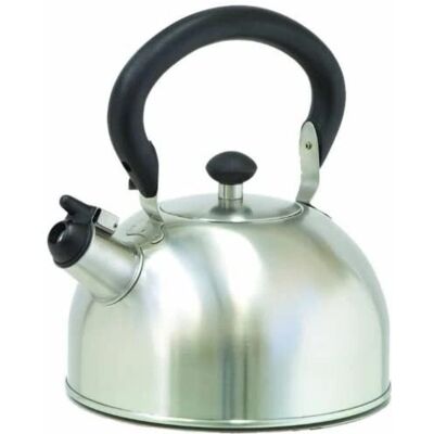Ibili 610425 Chaleira de aço inox com apito - 2,5L Ibili 610425 Chaleira de aço inox com apito - 2,5L