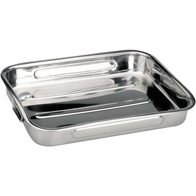 Ibili 651845 Roestvrijstalen bakplaat - 48x34cm - Hoge kwaliteit Ibili 651845 Roestvrijstalen bakplaat - 48x34cm - Hoge kwaliteit