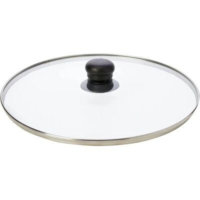 Ibili 36 Cm Glazen Pan Deksel Zilver - Pan Luchtdicht Ibili 36 Cm Glazen Pan Deksel Zilver - Pan Luchtdicht