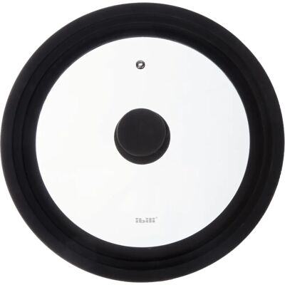 Ibili Silicone Edge 24-26-28 cm Glass Pan Lid - Pan Lid Ibili Silicone Edge 24-26-28 cm Glass Pan Lid - Pan Lid