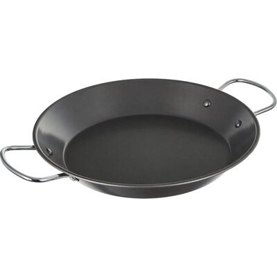 Poêle à paella IBILI Inducta - 28cm - Noir - 2 Portions Poêle à paella IBILI Inducta - 28cm - Noir - 2 Portions