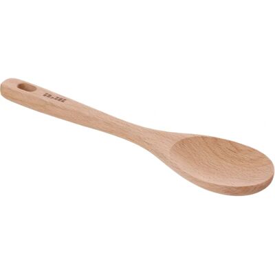 Colher de madeira Ibili - Redonda de faia 25cm Colher de madeira Ibili - Redonda de faia 25cm