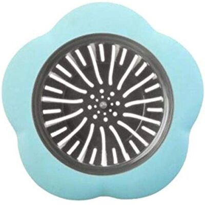 Modelo IBILI - Filtro de pia de plástico - Azul/Preto - 11x11x3 cm Modelo IBILI - Filtro de pia de plástico - Azul/Preto - 11x11x3 cm