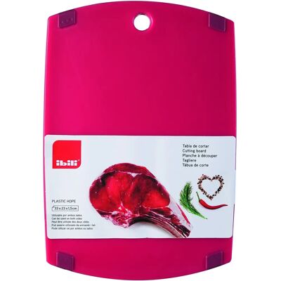 Ibili Tábua de Corte 33x23x1,5cm - Carne Vermelha Ibili Tábua de Corte 33x23x1,5cm - Carne Vermelha