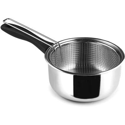 Jamon IBILI - Saucière avec Panier 18cm Induction Acier Inoxydable - Saucepan Jamon IBILI - Saucière avec Panier 18cm Induction Acier Inoxydable - Saucepan
