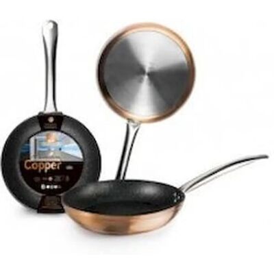 Poêle Ibili Natura Copper - 18cm, Cuivre, Induction - Publicité Poêle Ibili Natura Copper - 18cm, Cuivre, Induction - Publicité
