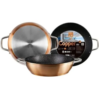 Sartén Profunda de Cobre Ibili - 32cm - Compatible con Inducción Sartén Profunda de Cobre Ibili - 32cm - Compatible con Inducción
