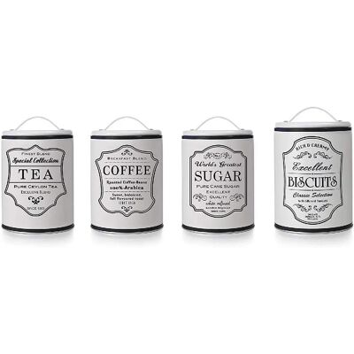 Ibili White Biscuit Pattern Storage Jar - Storage Jar Ibili White Biscuit Pattern Storage Jar - Storage Jar