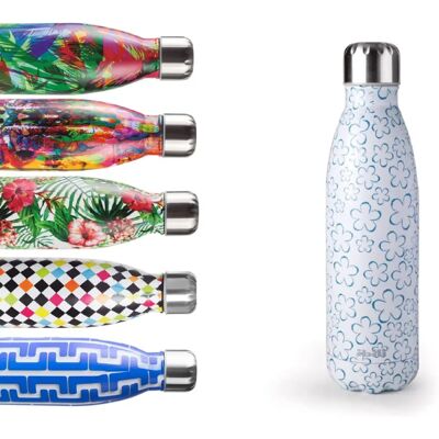 Bottiglia IBILI Spring Blue 0,5L In Acciaio Inox Bottiglia IBILI Spring Blue 0,5L In Acciaio Inox