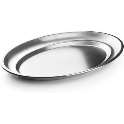 Ibili Model Ib700830 - Ovale Aluminium Schaal 30x20cm Ibili Model Ib700830 - Ovale Aluminium Schaal 30x20cm