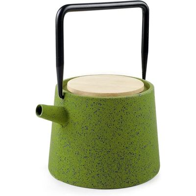 Chaleira de Ferro Fundido Ibili Cairo 1,20l - Durável, Interior esmaltado, Compatível com indução Chaleira de Ferro Fundido Ibili Cairo 1,20l - Durável, Interior esmaltado, Compatível com indução