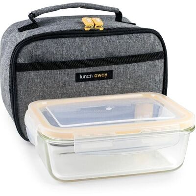 Ibili Grå Polyester Borosilikatglas Lunchväska - Lunchbox Ibili Grå Polyester Borosilikatglas Lunchväska - Lunchbox