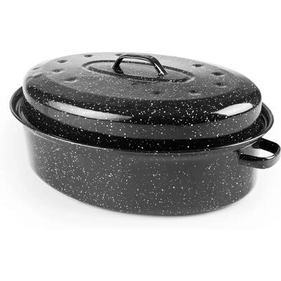 Ibili 42 cm Emajlstål oval kokotte - Köksredskap Ibili 42 cm Emajlstål oval kokotte - Köksredskap