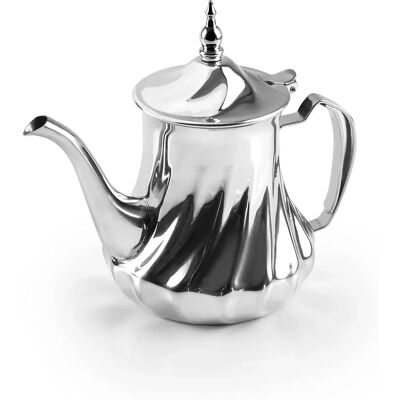 Ibili El Jadida 0.65L Stainless Steel Teapot - Suitable for Gas, Electric, Vitroceramic Ibili El Jadida 0.65L Stainless Steel Teapot - Suitable for Gas, Electric, Vitroceramic