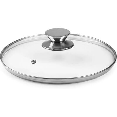 IBILI Edelstahlknopf 30 cm Glasdeckel IBILI Edelstahlknopf 30 cm Glasdeckel