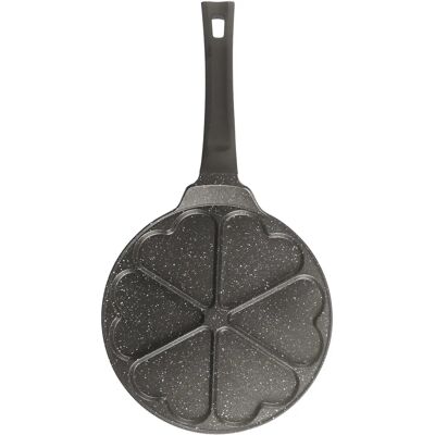 Sartén IBILI Mini Crepes en Forma de Corazón - Antiadherente, 26cm Sartén IBILI Mini Crepes en Forma de Corazón - Antiadherente, 26cm