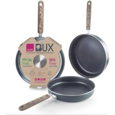 Jamon IBILI Bux - Dubbellaag Omeletpan - 24cm - Geschikt voor inductie Jamon IBILI Bux - Dubbellaag Omeletpan - 24cm - Geschikt voor inductie