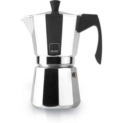 Macchina da caffè espresso bianca Ibili Evva - 9 tazze - Prese EU Macchina da caffè espresso bianca Ibili Evva - 9 tazze - Prese EU