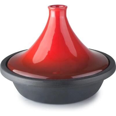 Ibili Menaje Tajine - Hierro Fundido 27cm Rojo Ibili Menaje Tajine - Hierro Fundido 27cm Rojo